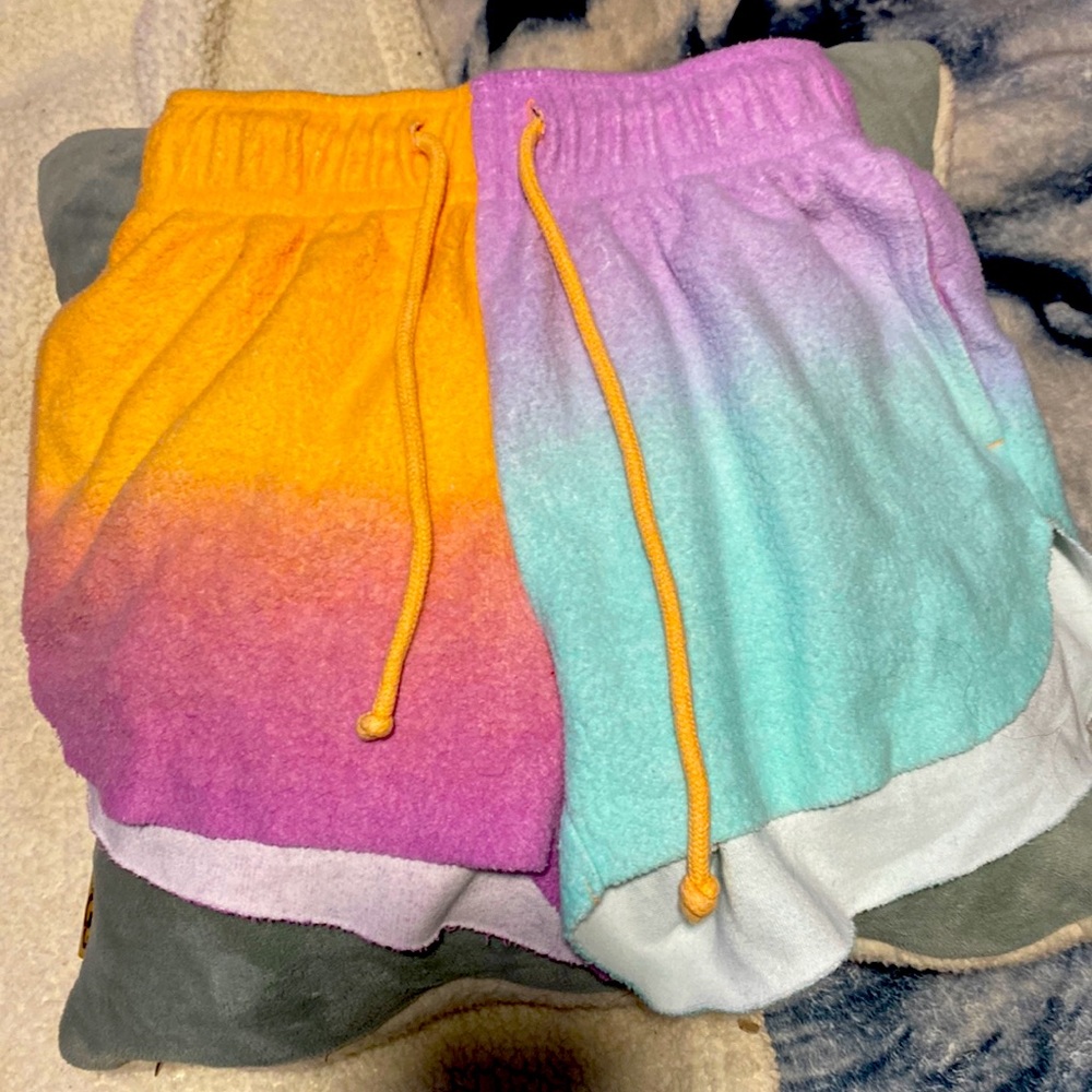Multi colored soft shorts